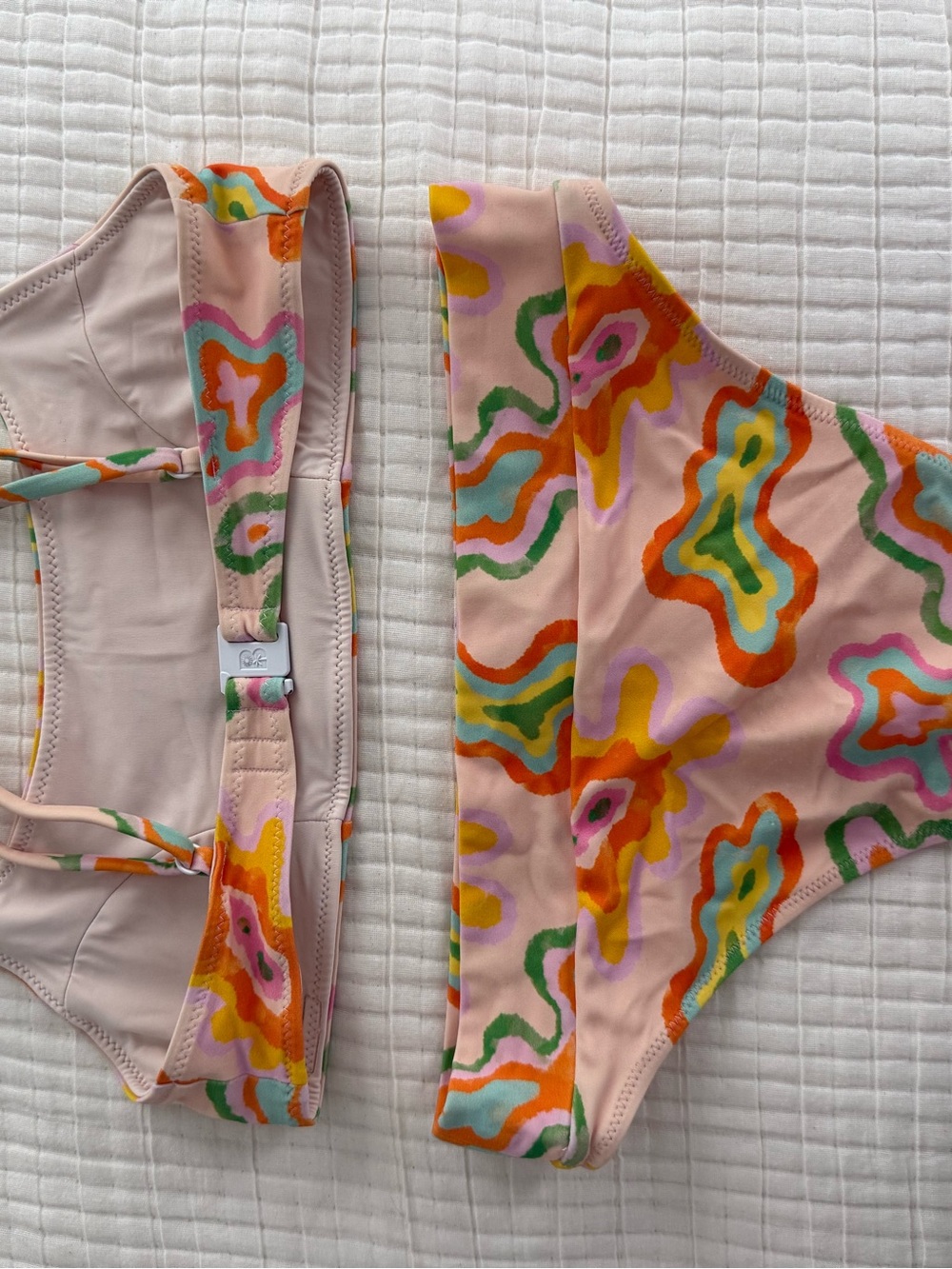 Blackbough Women’s Pink Multi Floral Bikini Set - Picture 2 of 4